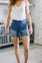 Load image into Gallery viewer, Perry High Rise Pull On Denim Shorts