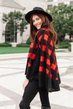 Load image into Gallery viewer, Warm Me Up Buffalo Plaid Top