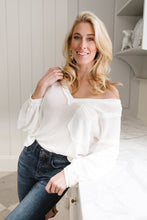 Load image into Gallery viewer, Bellissimo Draped V-neck Sweater