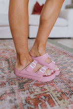 Load image into Gallery viewer, Boardwalk EVA Double Strap Platform Sandals in Rose