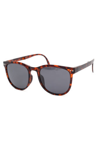 Collapsible Girlfriend Sunnies & Case in Tortoise Shell