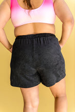 Load image into Gallery viewer, Carried Away French Terry Shorts in Black