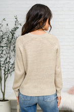 Load image into Gallery viewer, Chai Latte V-Neck Sweater in Oatmeal