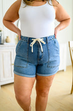 Load image into Gallery viewer, Chelsea Pull On Drawstring Denim Shorts