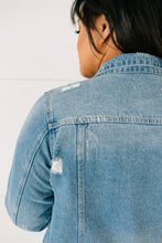 Load image into Gallery viewer, Distressed Vibes Denim Jacket
