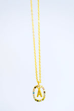 Load image into Gallery viewer, Mi Amor Gold Dipped Initial Necklace