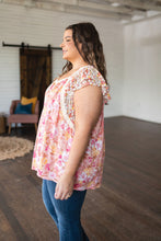 Load image into Gallery viewer, Not So Serious Floral Blouse in Pink