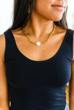 Load image into Gallery viewer, Ocean&#39;s Gold Shell Pendant Necklace