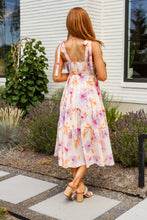 Load image into Gallery viewer, Pastel Petals Floral Midi Dress