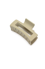 Load image into Gallery viewer, Rectangle Claw Clip in Matte Ivory