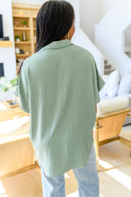 Load image into Gallery viewer, Sweet Simplicity Button Down Blouse in Sage