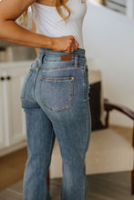 Load image into Gallery viewer, Tandy High Waist Slit Hem Straight Jeans
