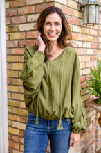 Load image into Gallery viewer, Very Viridescent Boho Blouse