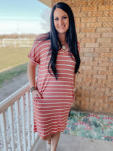 Load image into Gallery viewer, Alana Rose Striped Dress