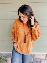 Load image into Gallery viewer, Christie Pumpkin Knit Top