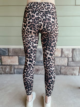 Load image into Gallery viewer, Lance Brown Leopard Print High Waisted Leggings