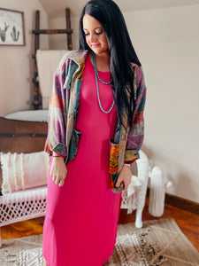 Tracy Pink Maxi Dress