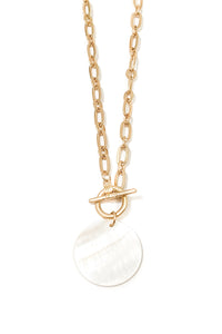 Vancouver Gold Disc Necklace
